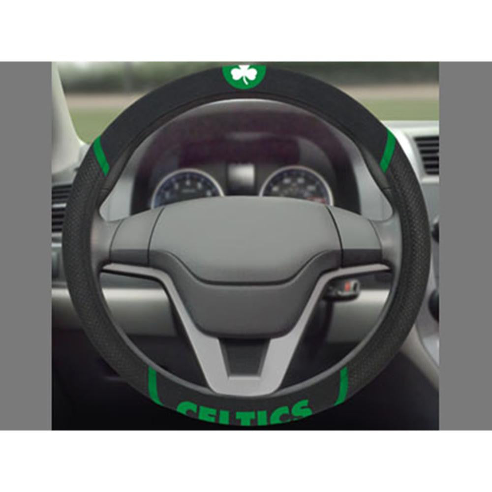 Boston Celtics NBA Polyester Steering Wheel Cover