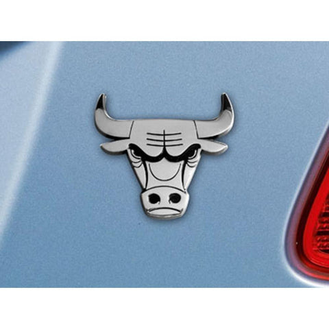 Chicago Bulls NBA Chrome Car Emblem (2.3in x 3.7in)