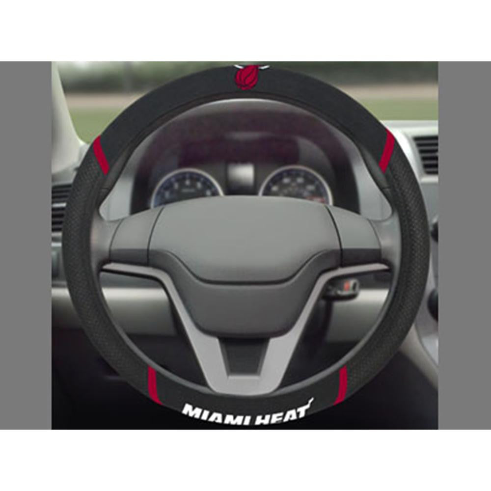 Miami Heat NBA Polyester Steering Wheel Cover