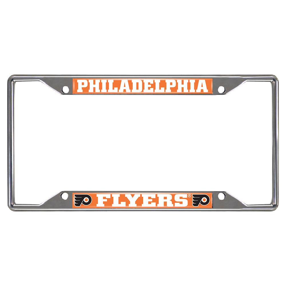 Philadelphia Flyers NHL Chrome License Plate Frame