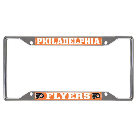 Philadelphia Flyers NHL Chrome License Plate Frame