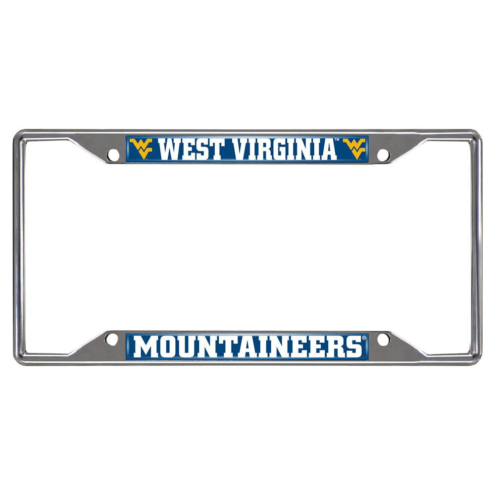 West Virginia Mountaineers NCAA Chrome License Plate Frame