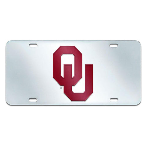 Oklahoma Sooners NCAA License Plate-Inlaid