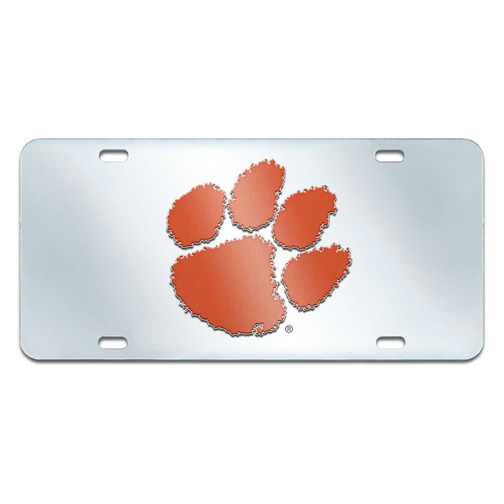 Clemson Tigers NCAA License Plate-Inlaid