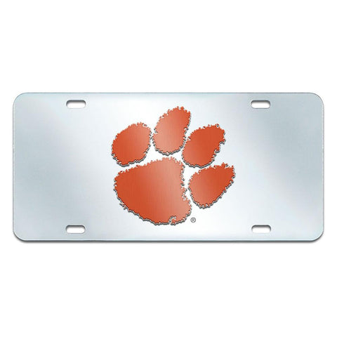 Clemson Tigers NCAA License Plate-Inlaid