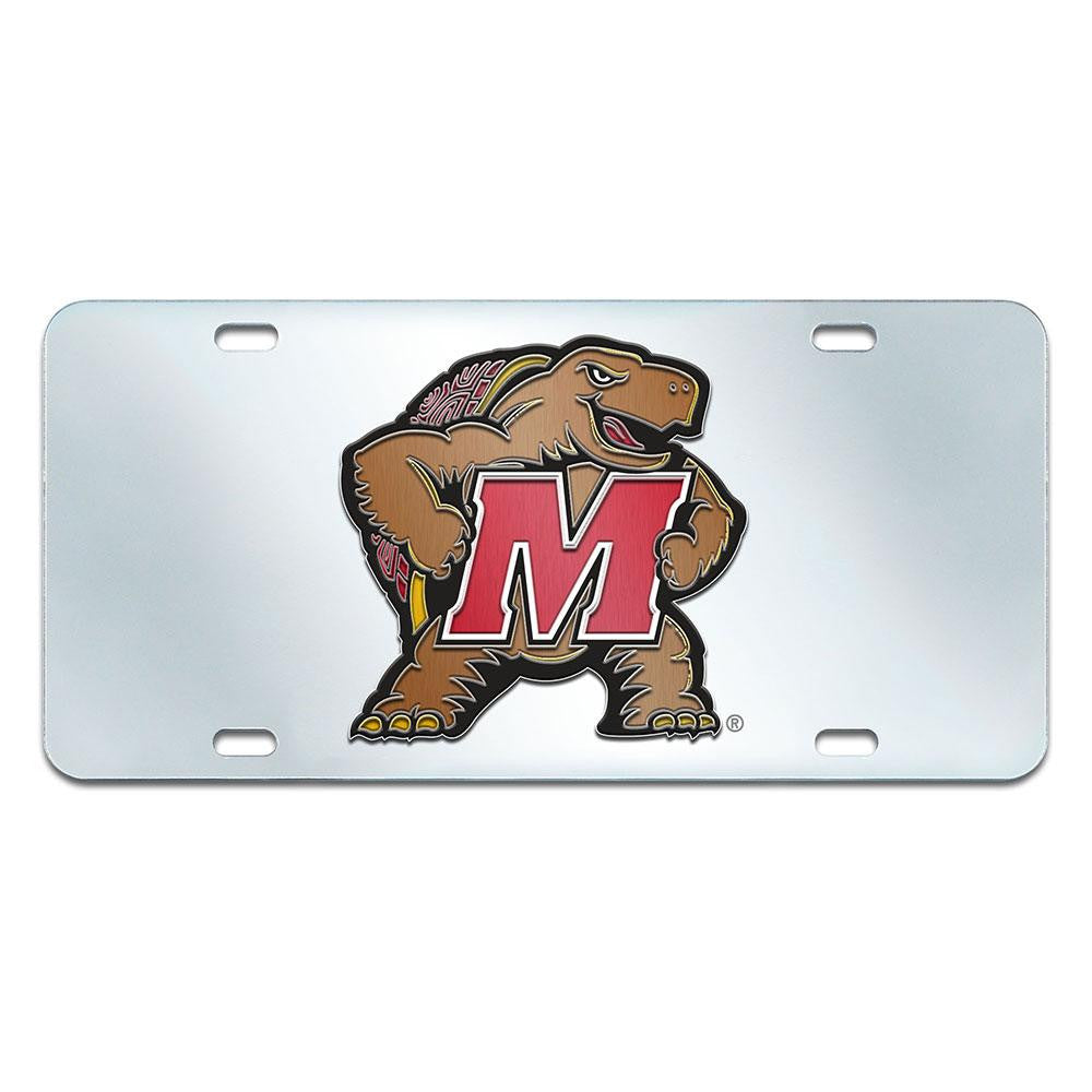 Maryland Terps NCAA License Plate-Inlaid