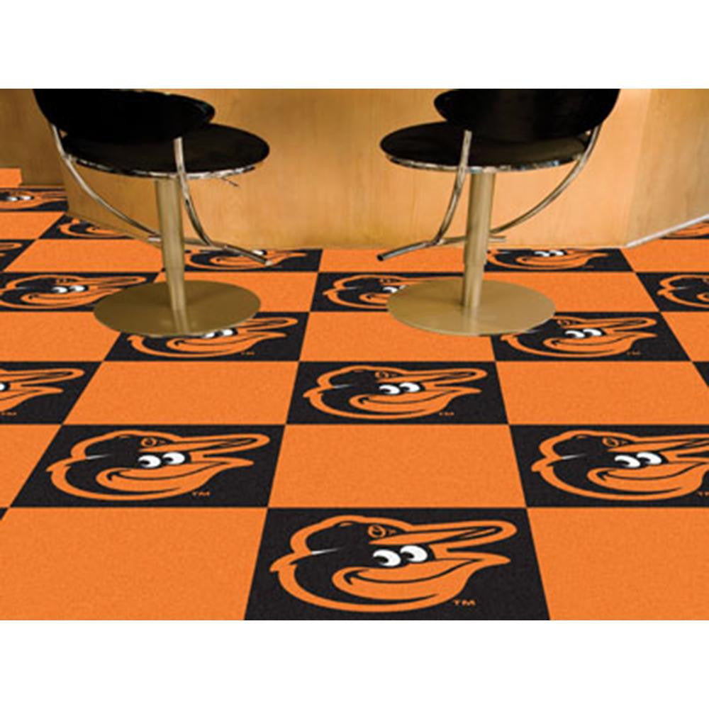 Baltimore Orioles MLB Team Logo Carpet Tiles