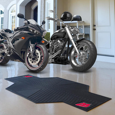 Wisconsin Badgers NCAA Motorcycle Mat (82.5in L x 42in W)