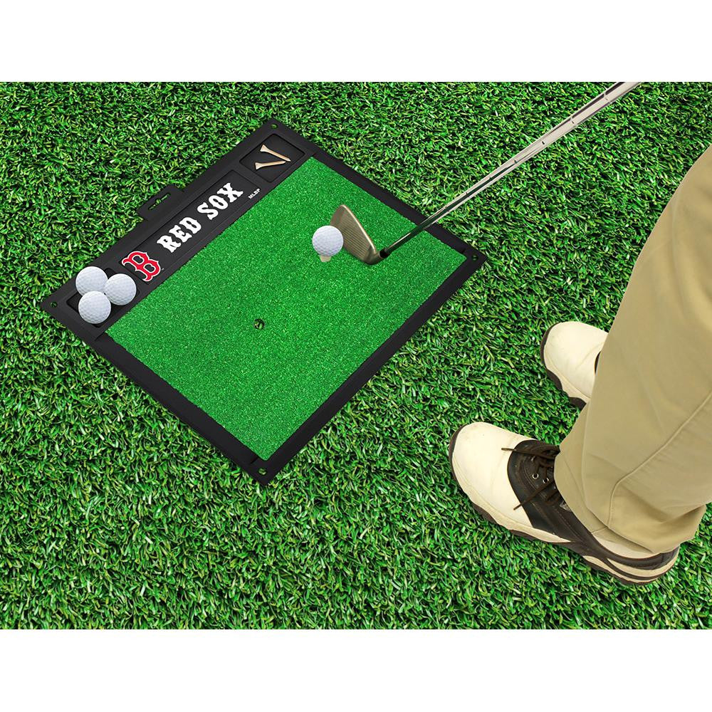 Boston Red Sox MLB Golf Hitting Mat (20in L x 17in W)