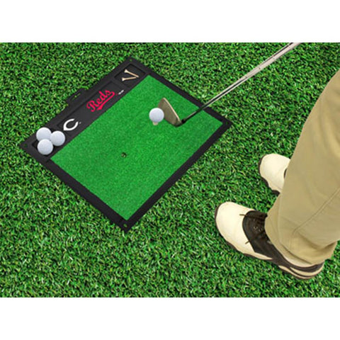 Cincinnati Reds MLB Golf Hitting Mat (20in L x 17in W)