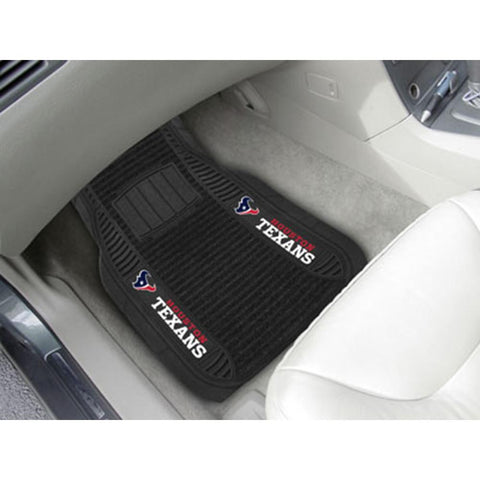 Houston Texans NFL Deluxe 2-Piece Vinyl Car Mats