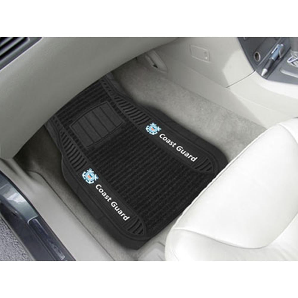 US Coast Guard Armed Forces Deluxe 2-Piece Vinyl Car Mats