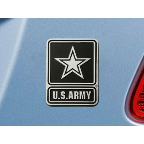 Army Black Knights NCAA Chrome Car Emblem (2.3in x 3.7in)