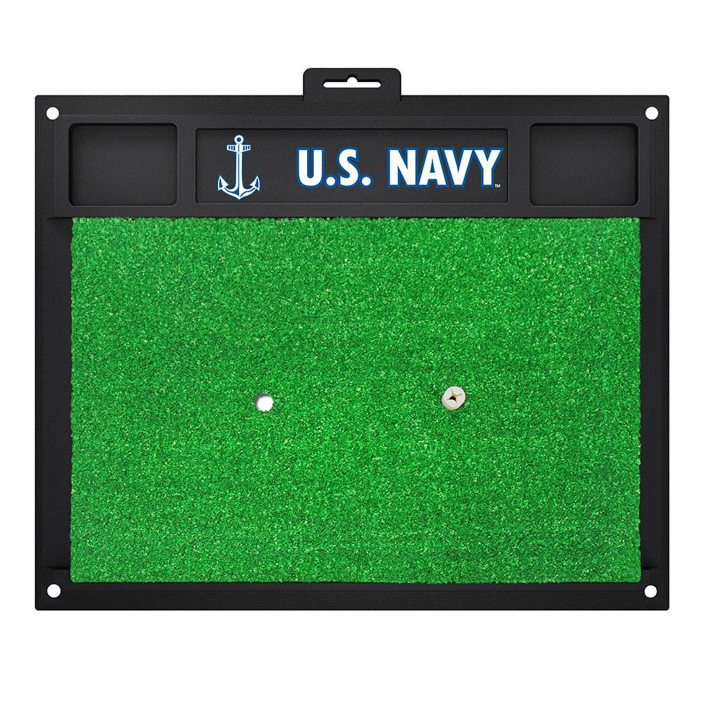 US Navy Armed Forces Golf Hitting Mat (20in L x 17in W)