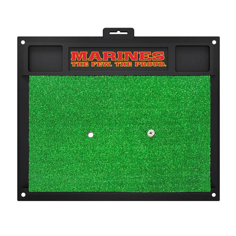 US Marines Armed Forces Golf Hitting Mat (20in L x 17in W)