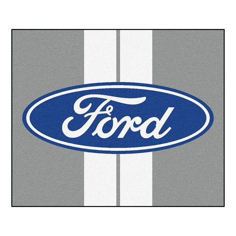 Ford Ford Oval with Stripes  Tailgater Floor Mat (5'x6')