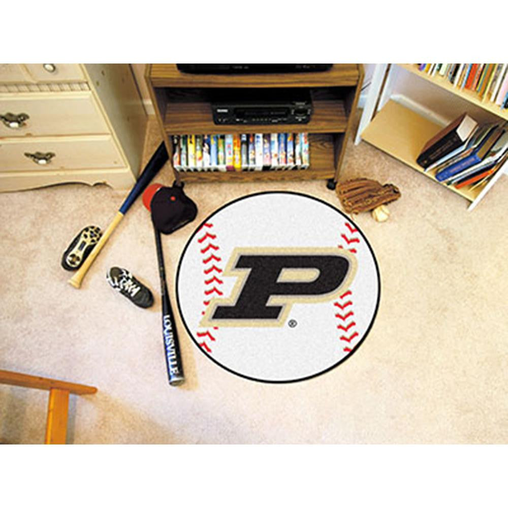 Purdue Boilermakers NCAA Baseball Round Floor Mat (29)