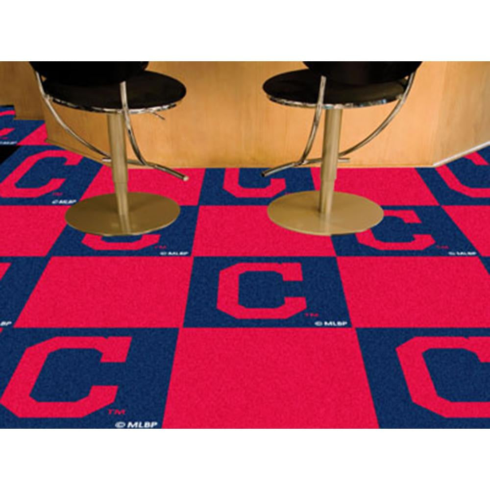 Cleveland Indians MLB Team Logo Carpet Tiles