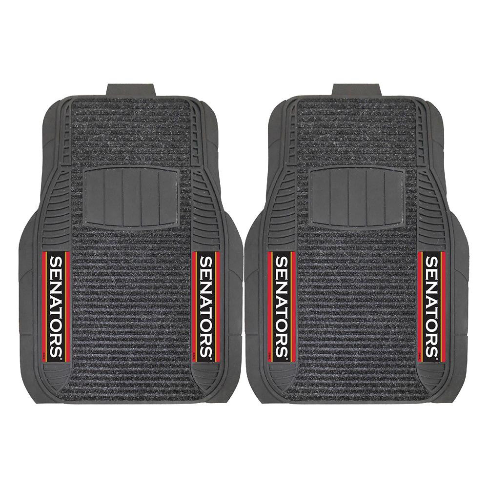 Ottawa Senators NHL Deluxe 2-Piece Vinyl Car Mats (20x27)