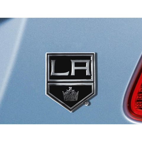 Los Angeles Kings NHL Chrome Car Emblem (2.3in x 3.7in)