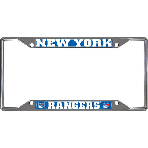 New York Rangers NHL Chrome License Plate Frame