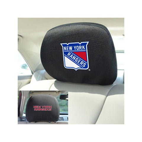 New York Rangers NHL Polyester Head Rest Cover (2 Pack)