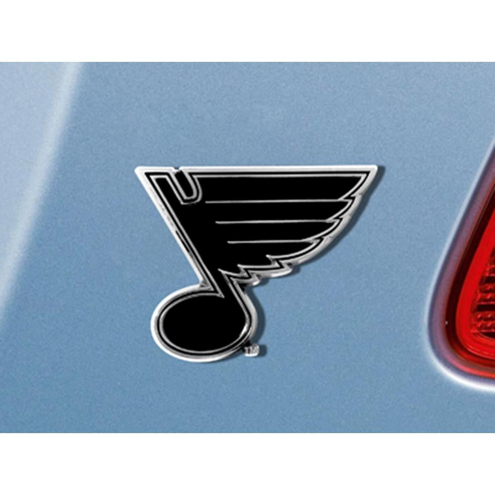 St. Louis Blues NHL Chrome Car Emblem (2.3in x 3.7in)