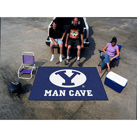 Brigham Young Cougars NCAA Man Cave Ulti-Mat Floor Mat (60in x 96in)