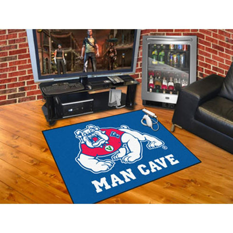 Fresno State Bulldogs NCAA Man Cave All-Star Floor Mat (34in x 45in)