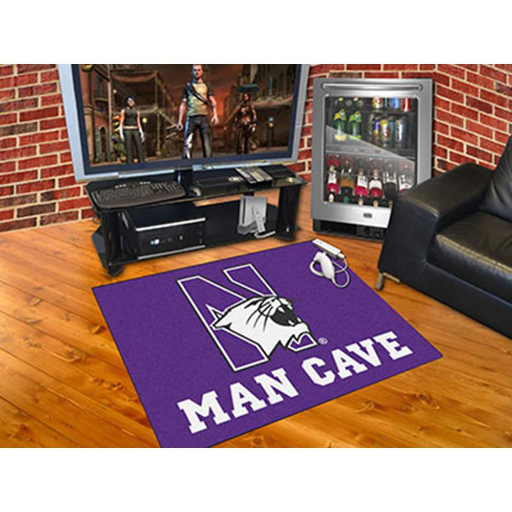 Northwestern Wildcats NCAA Man Cave All-Star Floor Mat (34in x 45in)