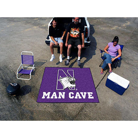 Northwestern Wildcats NCAA Man Cave Tailgater Floor Mat (60in x 72in)