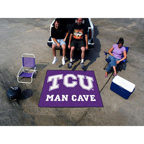 Texas Christian Horned Frogs NCAA Man Cave Tailgater Floor Mat (60in x 72in)