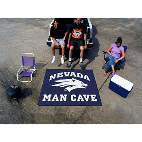 Nevada Wolf Pack NCAA Man Cave Tailgater Floor Mat (60in x 72in)