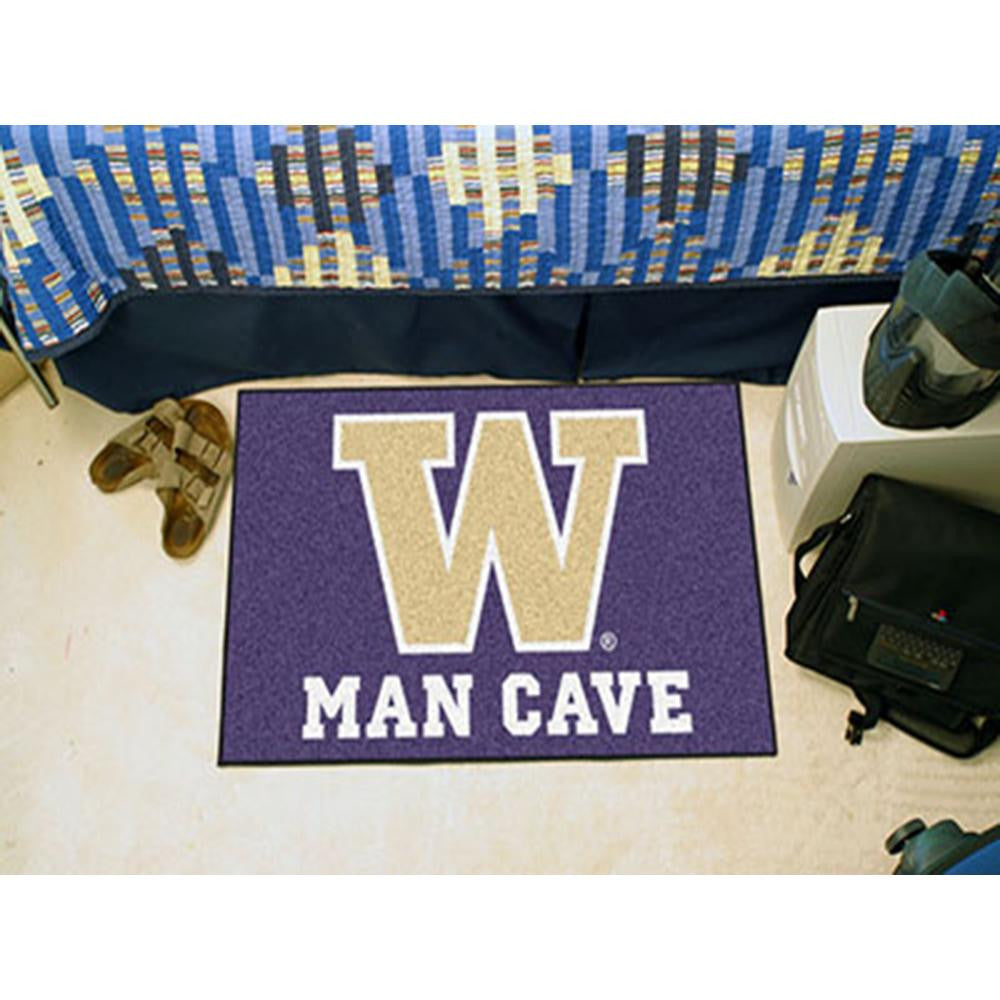 Washington Huskies NCAA Man Cave Starter Floor Mat (20in x 30in)