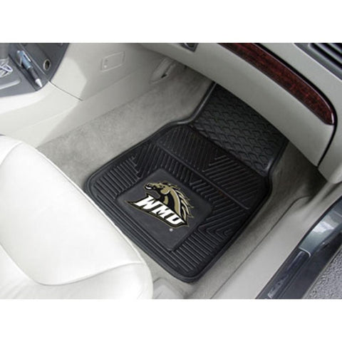 Western Michigan Broncos NCAA Heavy Duty 2-Piece Vinyl Car Mats (18x27)