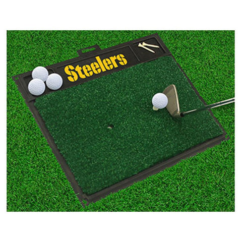 Pittsburgh Steelers NFL Golf Hitting Mat (20in L x 17in W)