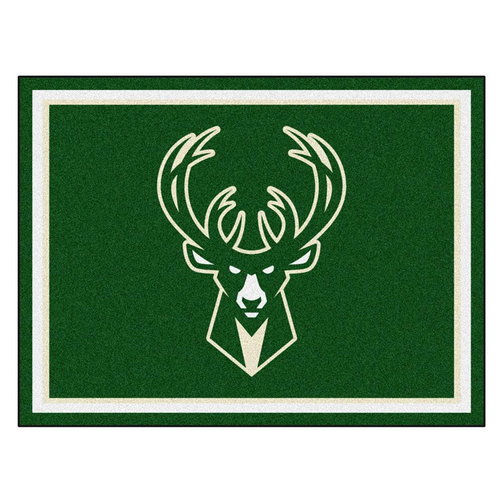 Milwaukee Bucks NBA 8ft x10ft Area Rug