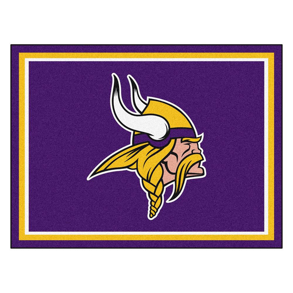 Minnesota Vikings NFL 8ft x10ft Area Rug