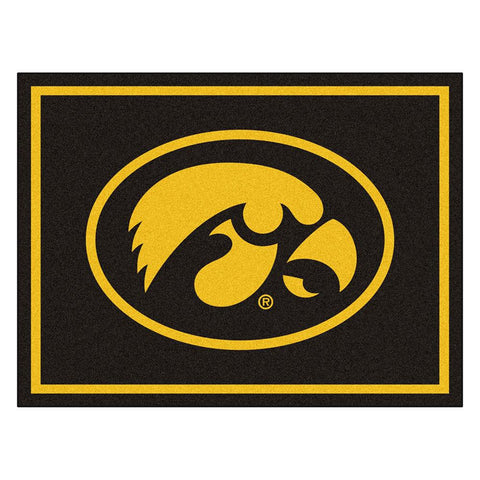 Iowa Hawkeyes NCAA 8ft x10ft Area Rug