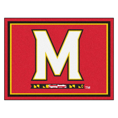 Maryland Terps NCAA 8ft x10ft Area Rug