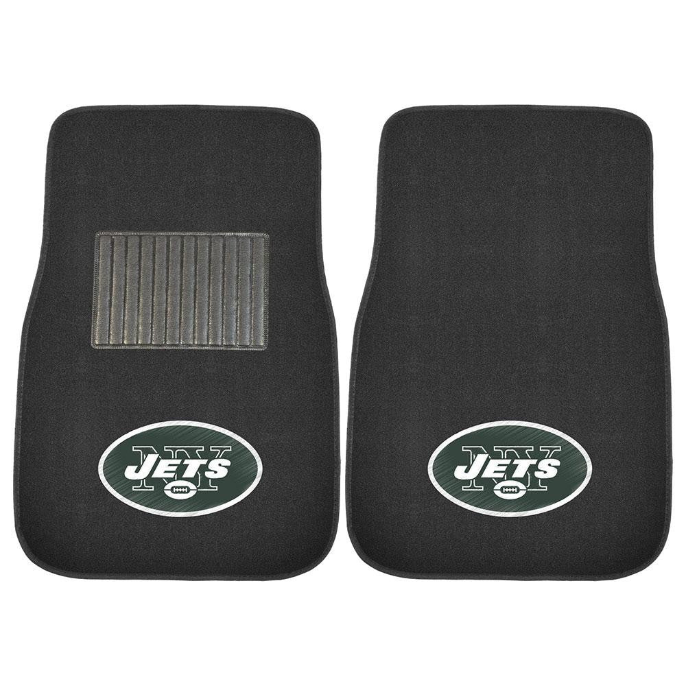 New York Jets NFL 2-pc Embroidered Car Mat Set