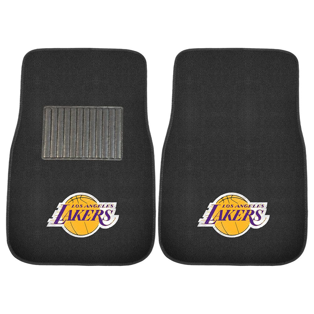 Los Angeles Lakers NBA 2-pc Embroidered Car Mat Set