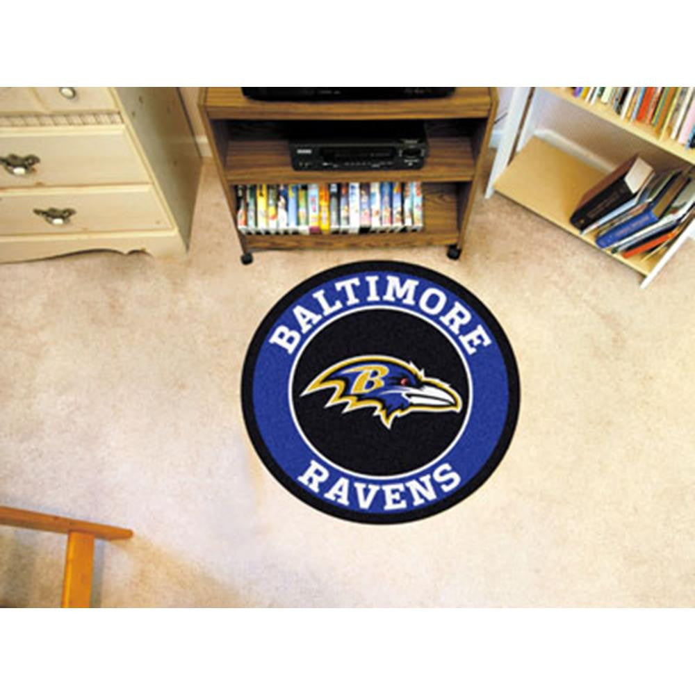 Baltimore Ravens NFL Round Floor Mat (29)