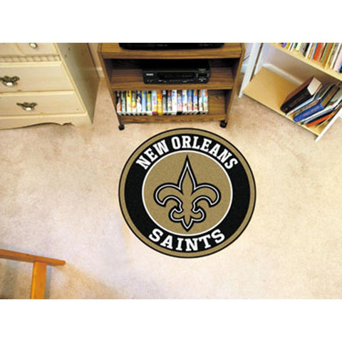 New Orleans Saints NFL Round Floor Mat (29)