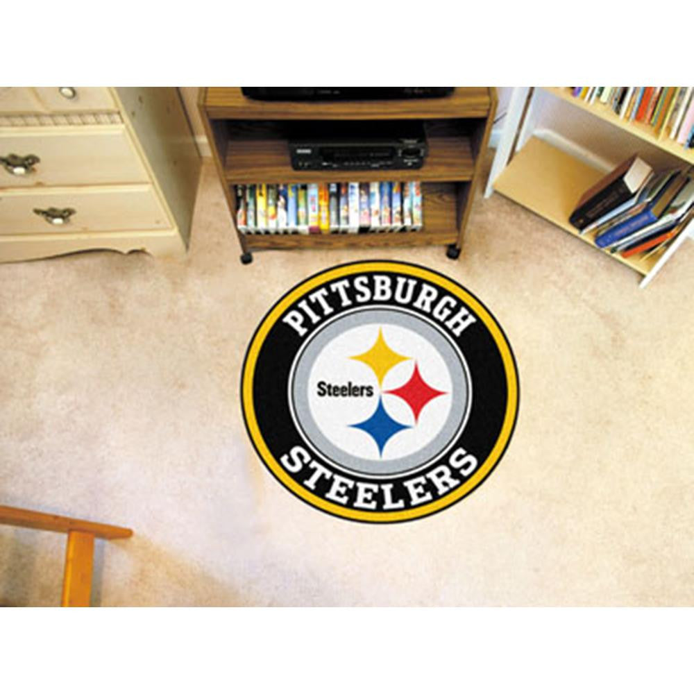 Pittsburgh Steelers NFL Round Floor Mat (29)