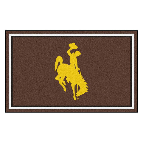 Wyoming Cowboys NCAA 4x6 Rug (46x72)