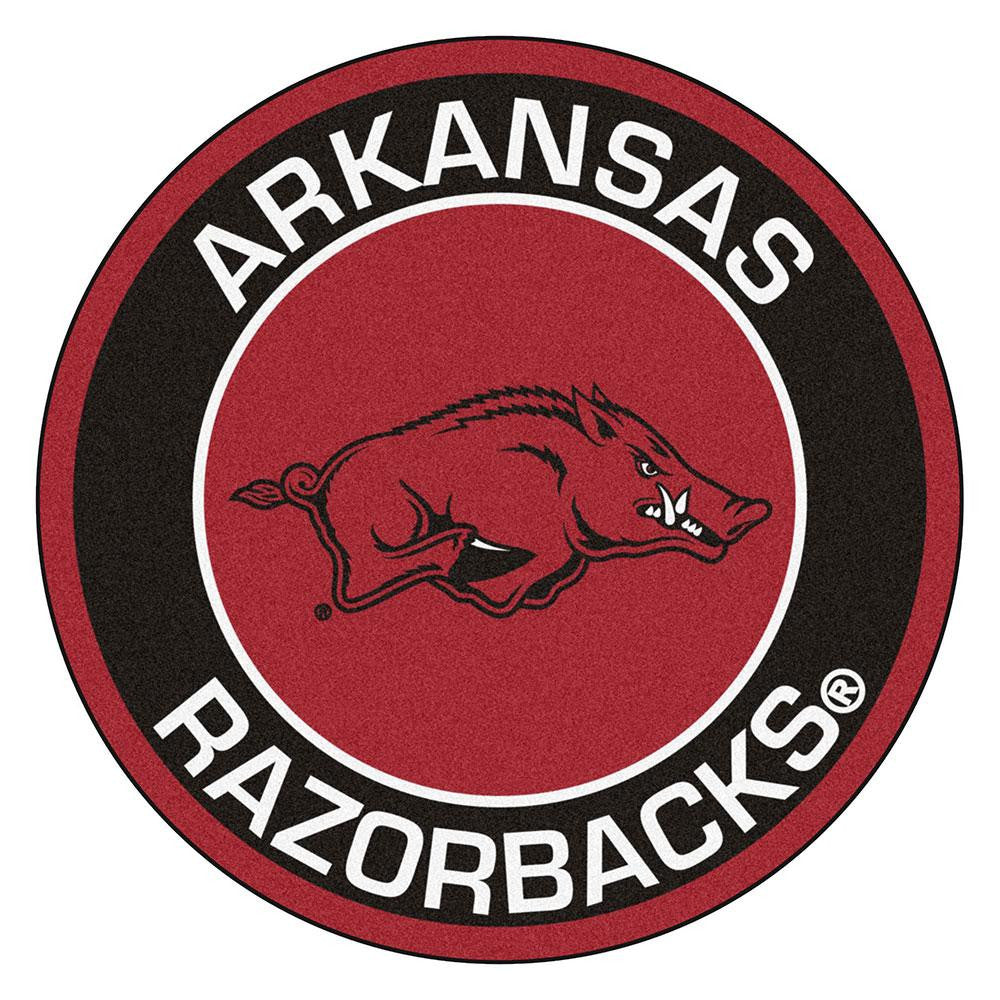 Arkansas Razorbacks NCAA Rounded Floor Mat (29in)