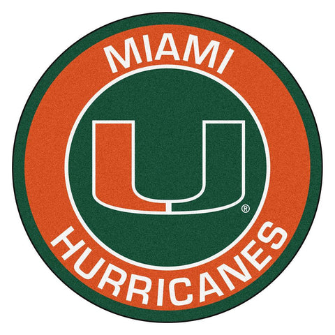 Miami Hurricanes NCAA Rounded Floor Mat (29in)