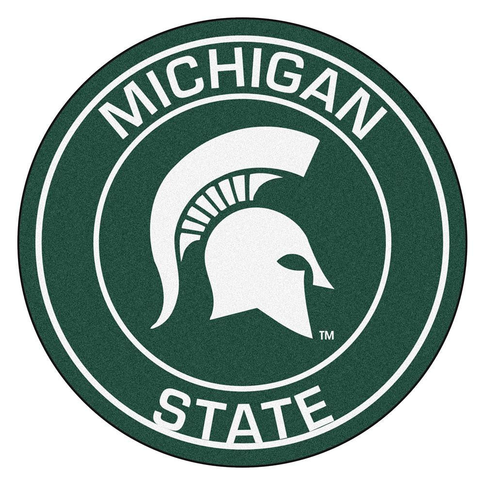 Michigan State Spartans NCAA Rounded Floor Mat (29in)