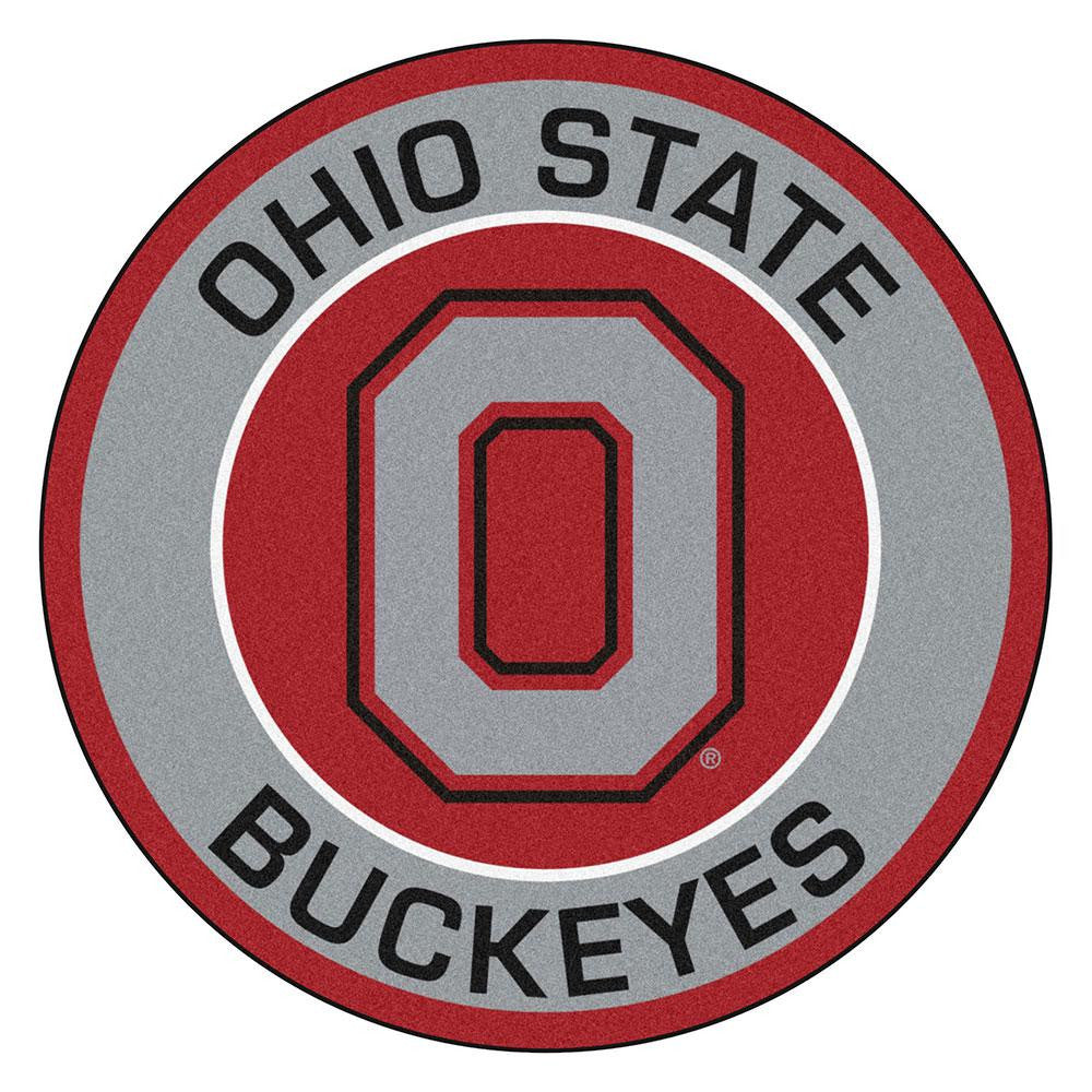 Ohio State Buckeyes NCAA Rounded Floor Mat (29in)